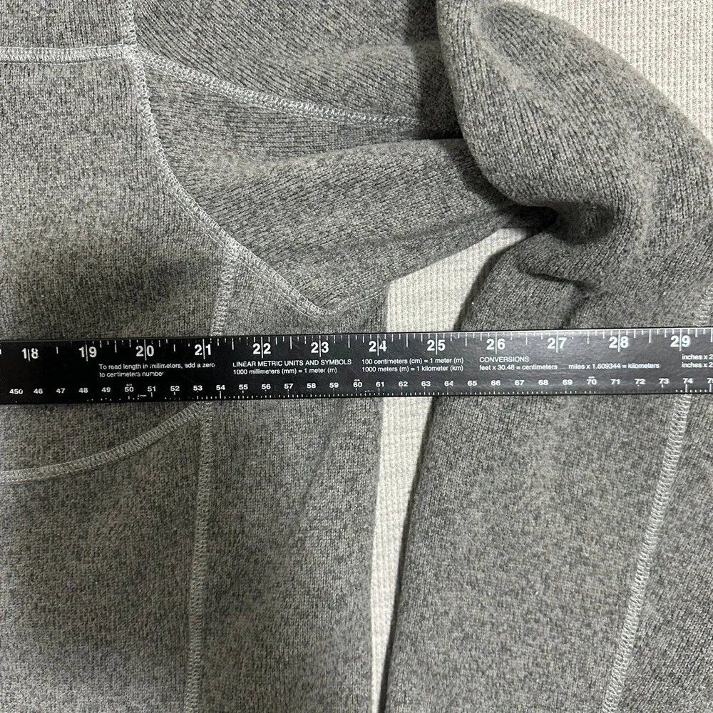 The North Face Gordon Lyons 1/4 Zip Fleece Pullover Heather‎ Grey Mens Size XL